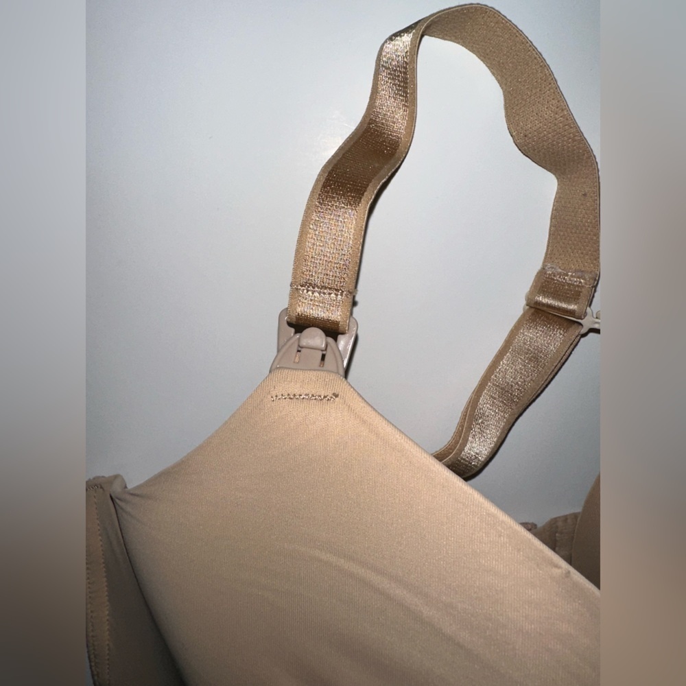 Auden Nursing Bra 36DD Nude Beige Lightly Lined Wireless Racerback Convertible - Picture 6 of 6